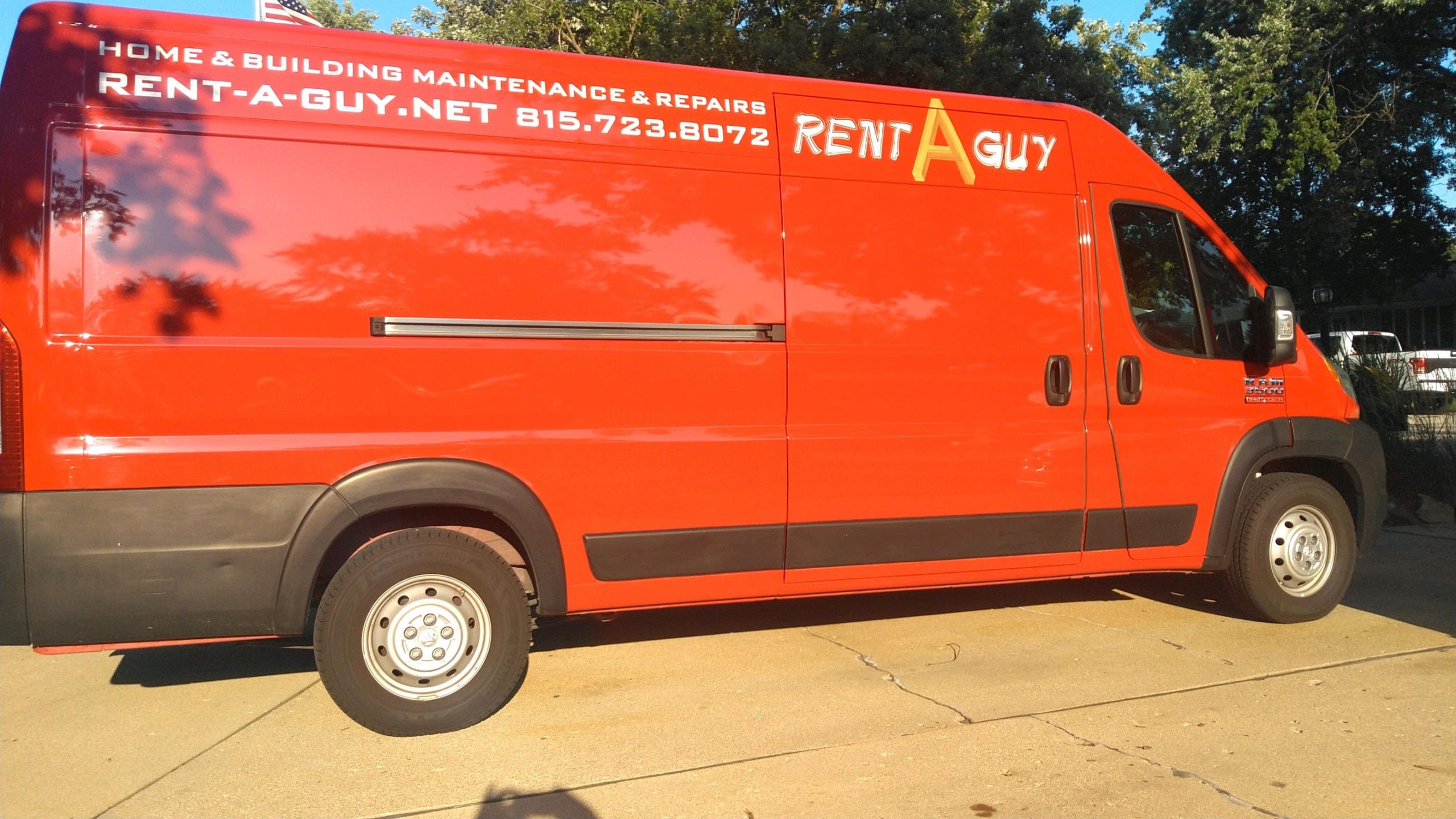 Rent-A-Guy van